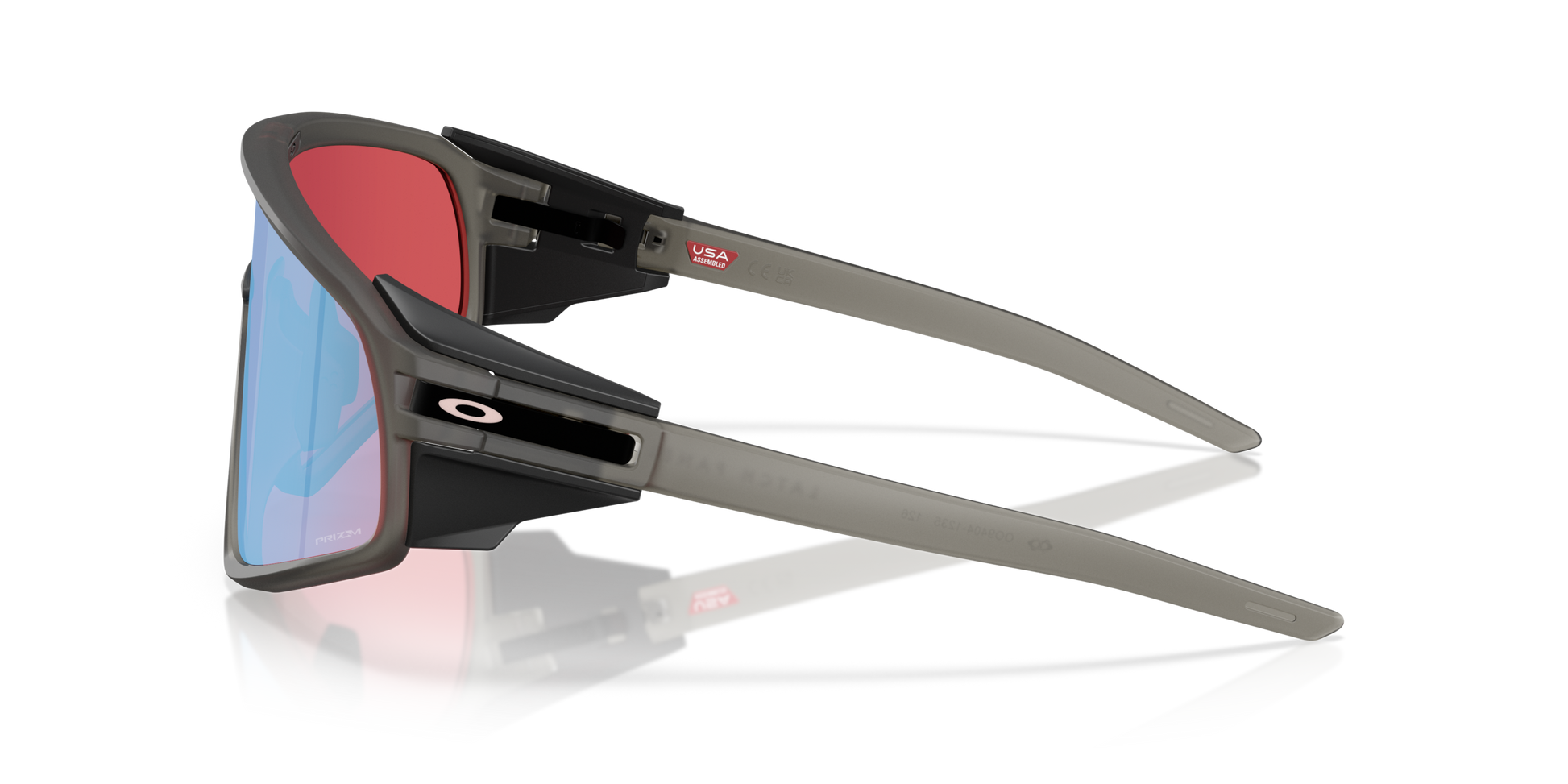 [Prizm Snow Sapphire Lenses, Matte Grey Smoke Frame]