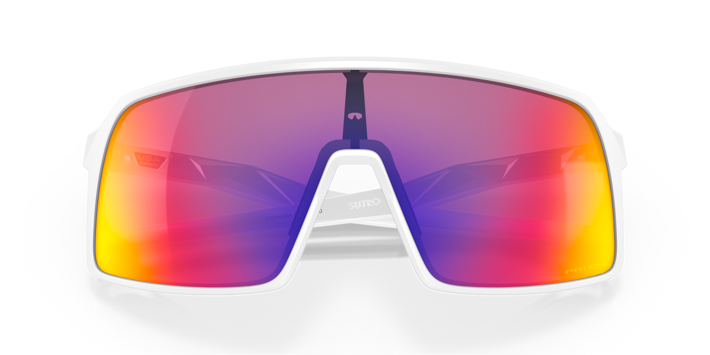 [Prizm Road Lenses, Matte White Frame]