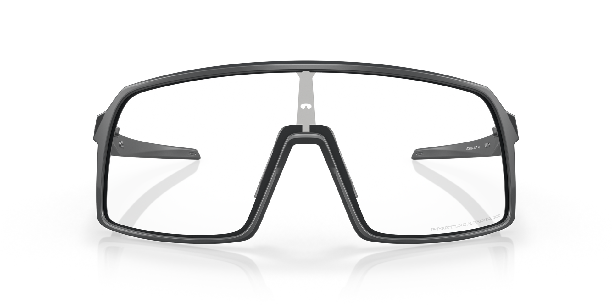 [Clear To Black Iridium Photochromic Lenses, Matte Carbon Frame]