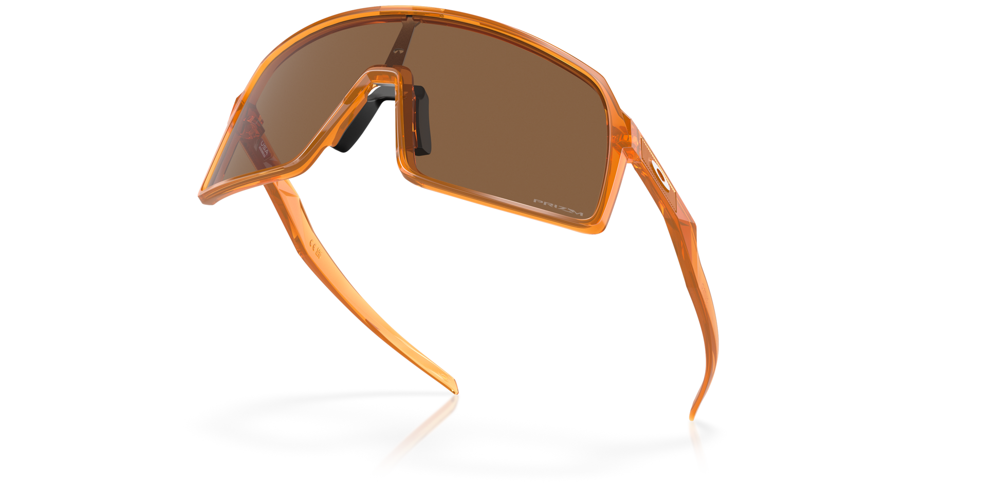 [Prizm Bronze Lenses, Transparent Ginger Frame]