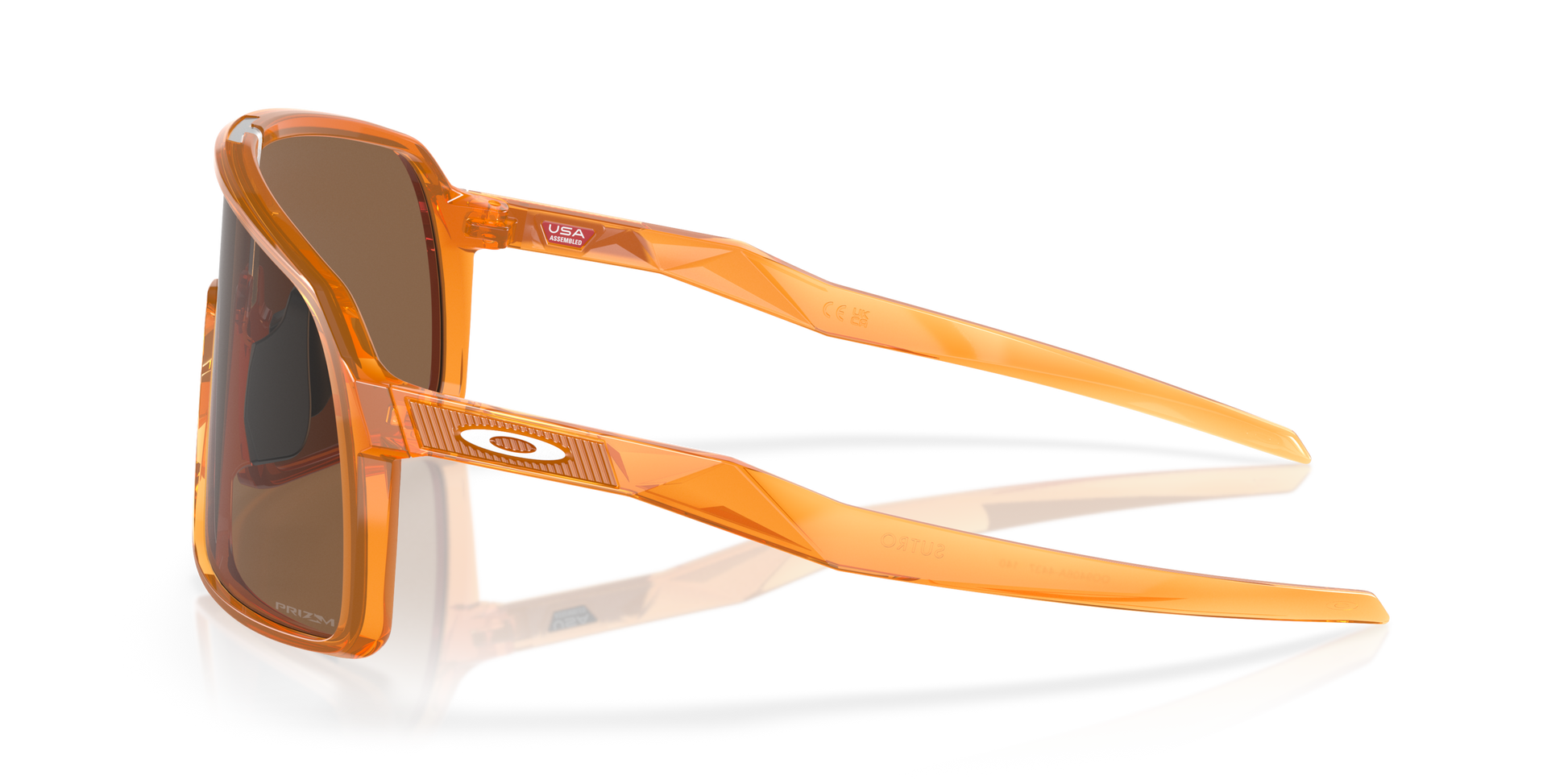 [Prizm Bronze Lenses, Transparent Ginger Frame]