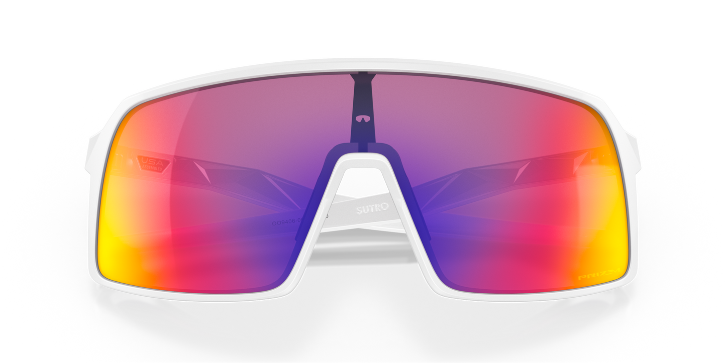 [Prizm Road Lenses, Matte White Frame]
