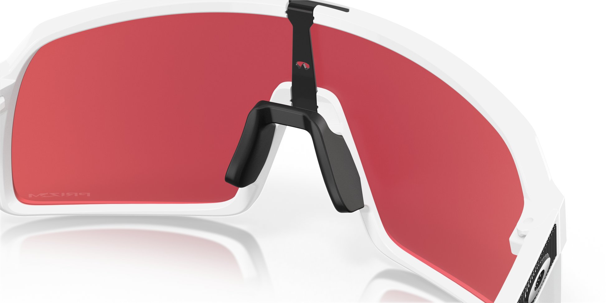 [Prizm Snow Sapphire Lenses, Polished White Frame]