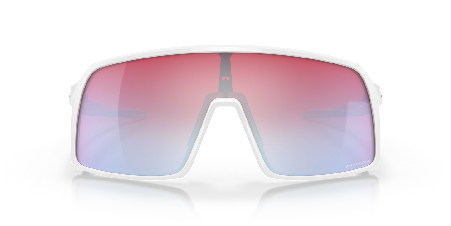 [Prizm Snow Sapphire Lenses, Polished White Frame]