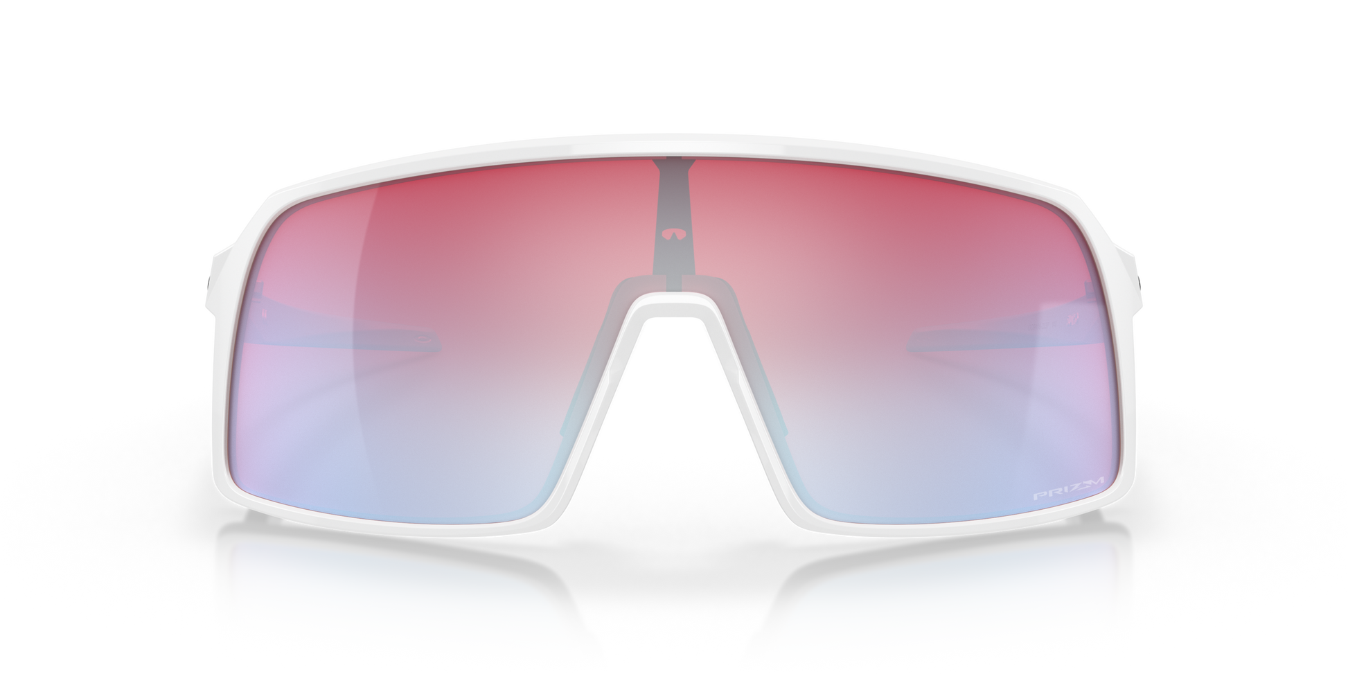 [Prizm Snow Sapphire Lenses, Polished White Frame]