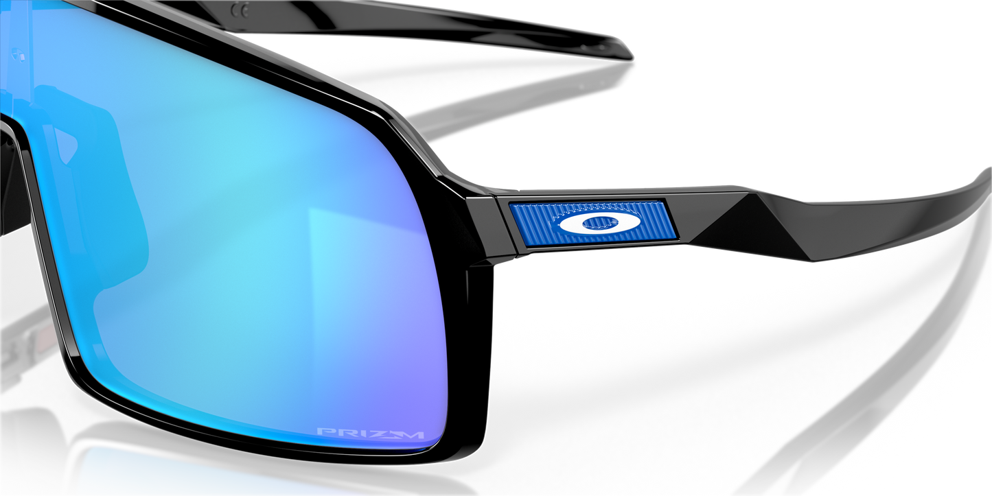 [Prizm Sapphire Lenses, Polished Black Frame]