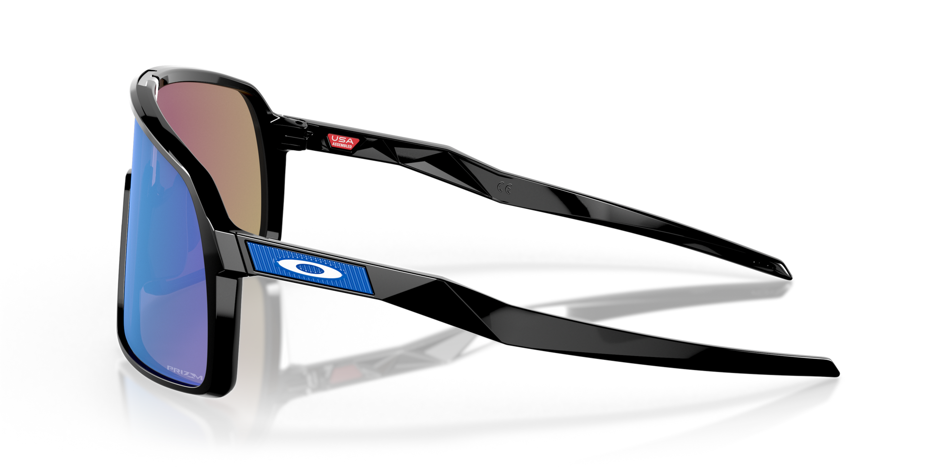 [Prizm Sapphire Lenses, Polished Black Frame]