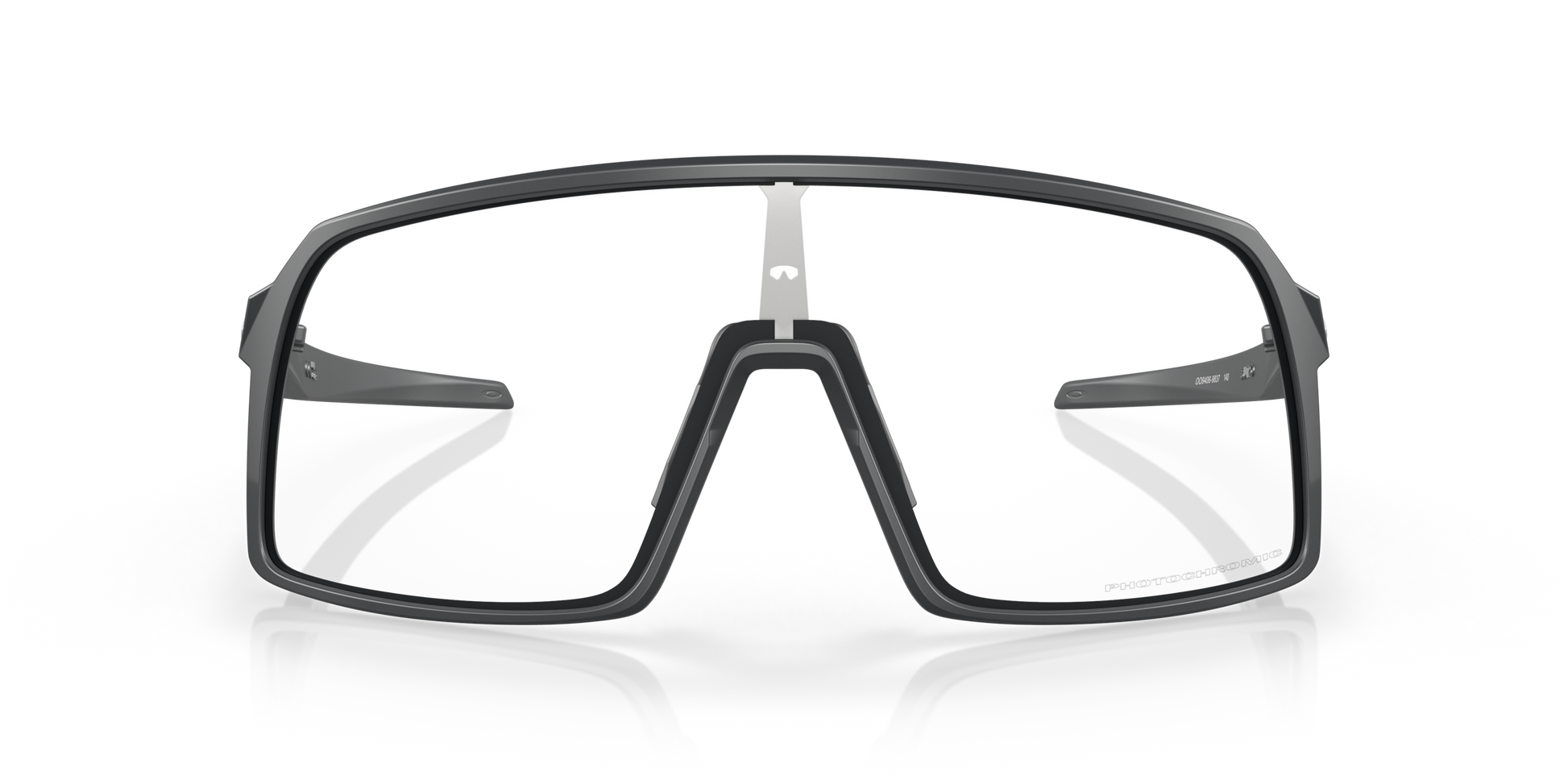 [Clear To Black Iridium Photochromic Lenses, Matte Carbon Frame]