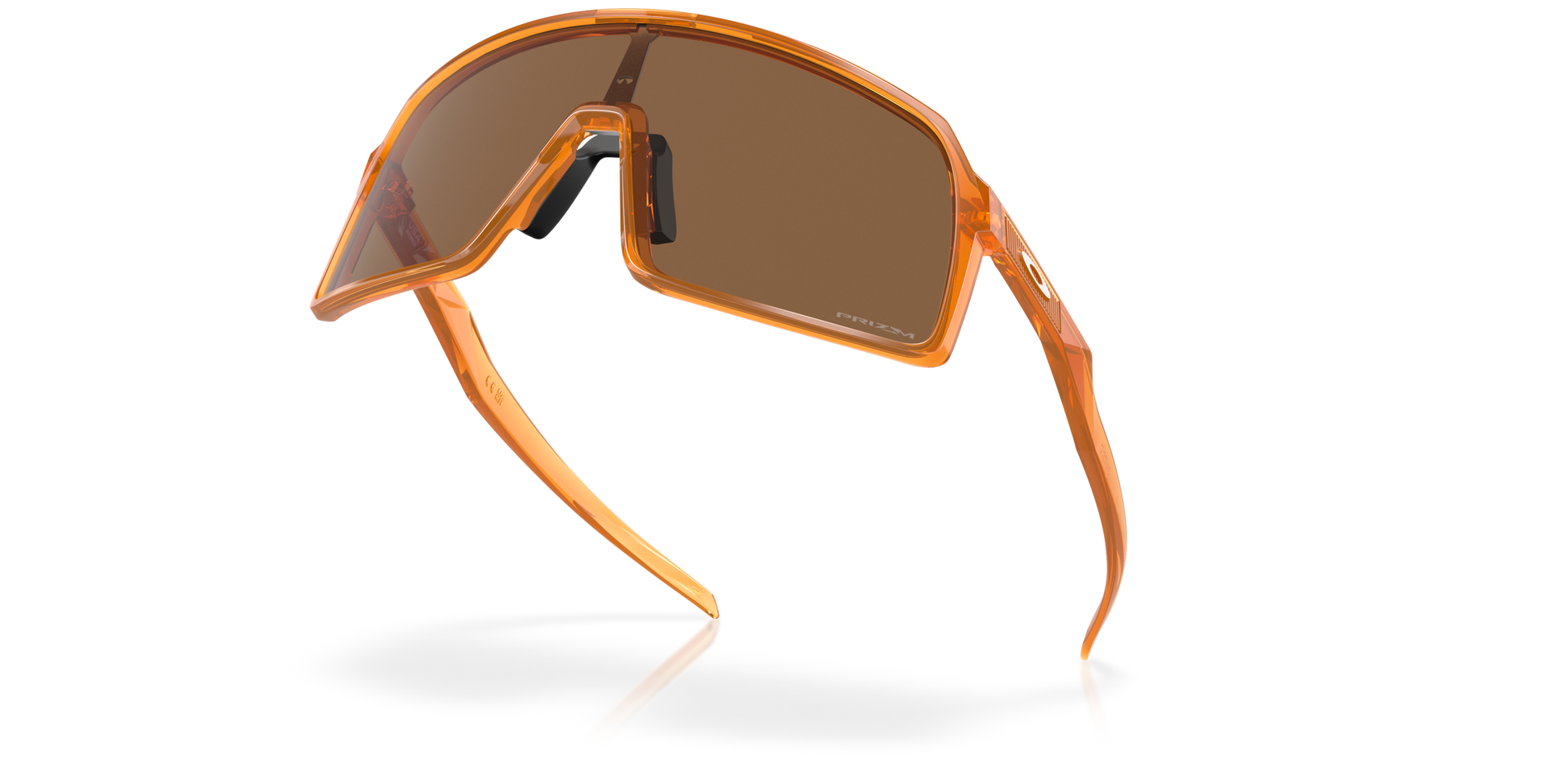 [Prizm Bronze Lenses, Transparent Ginger Frame]