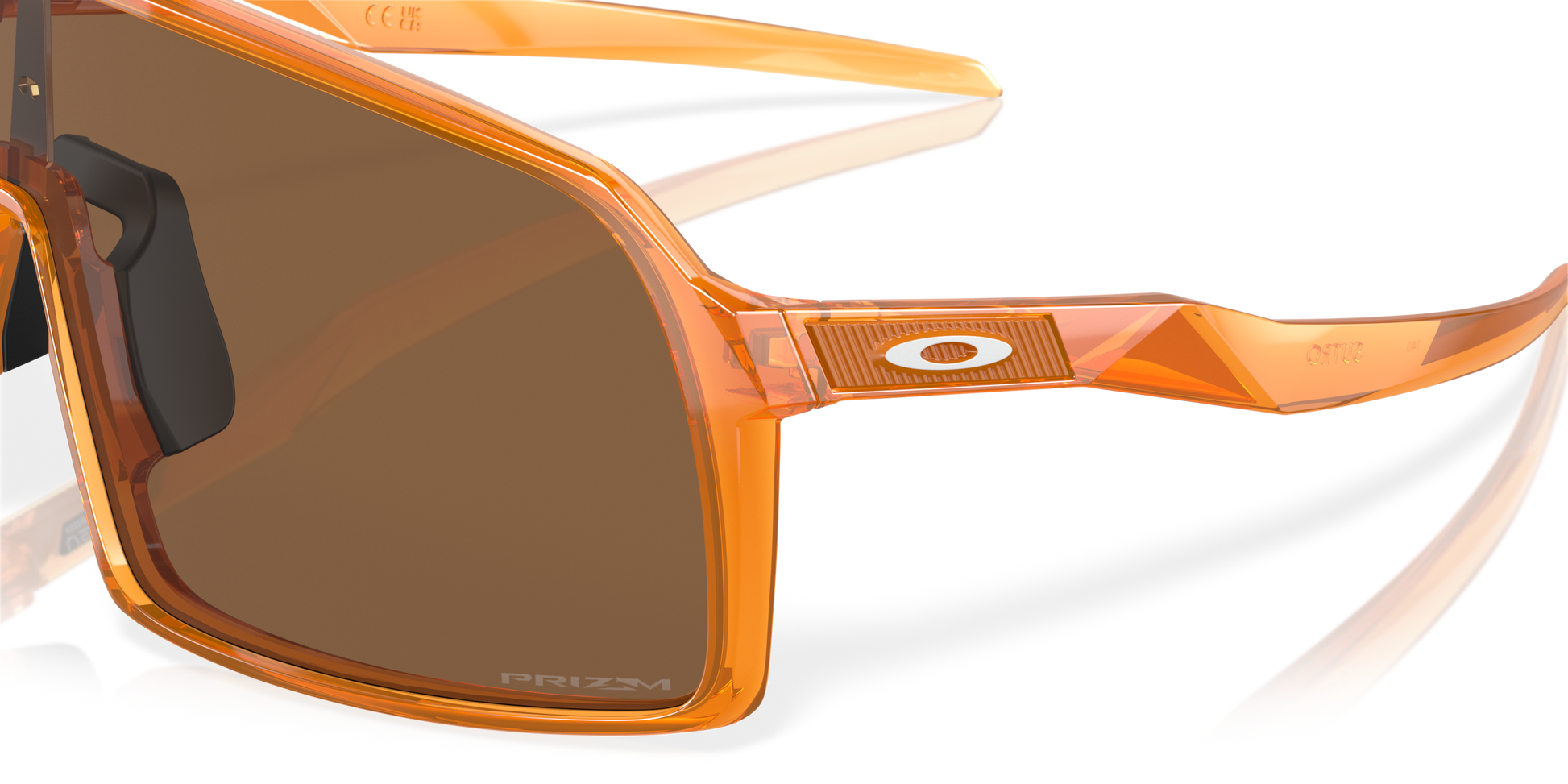 [Prizm Bronze Lenses, Transparent Ginger Frame]