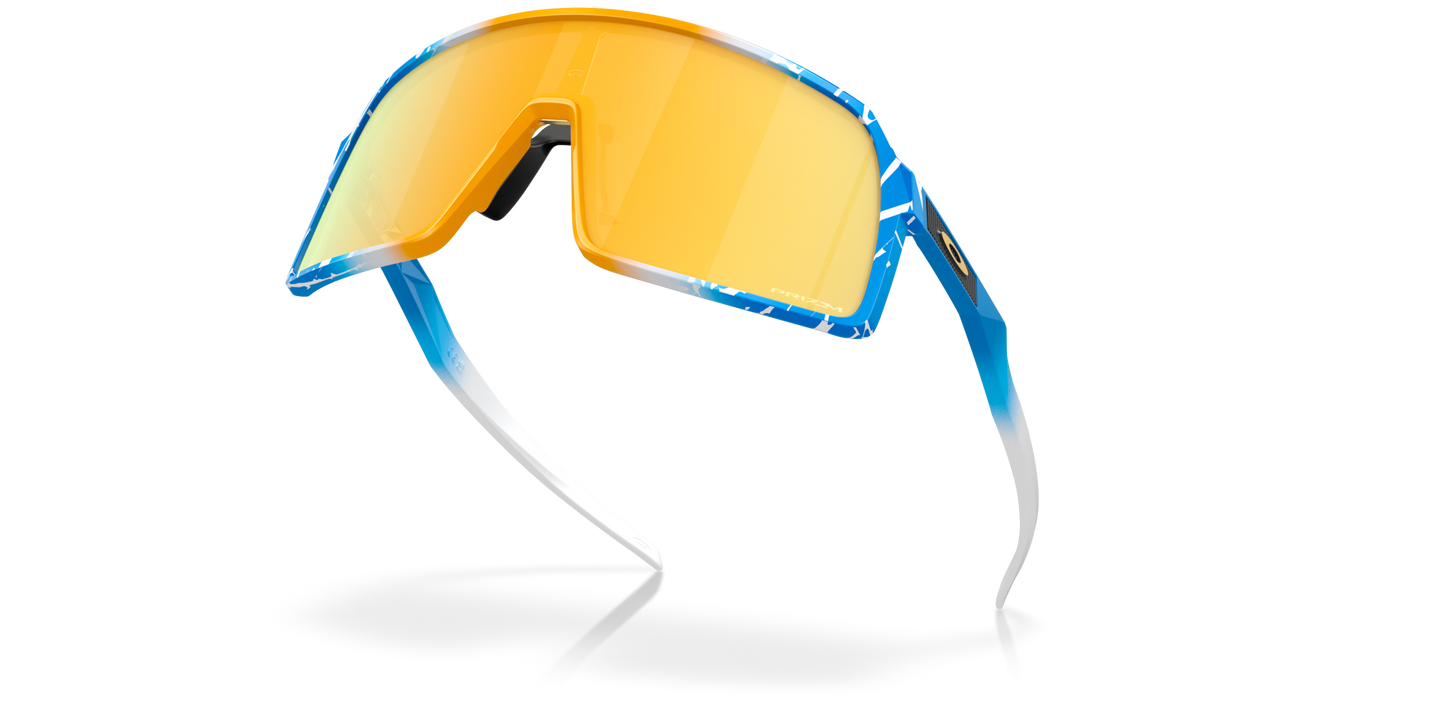 [Prizm 24K Lenses, Blue Yellow White Splatter Frame]