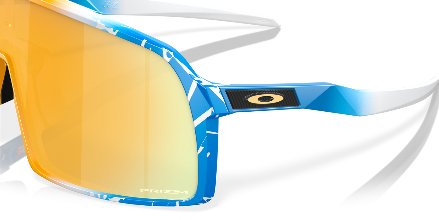 [Prizm 24K Lenses, Blue Yellow White Splatter Frame]