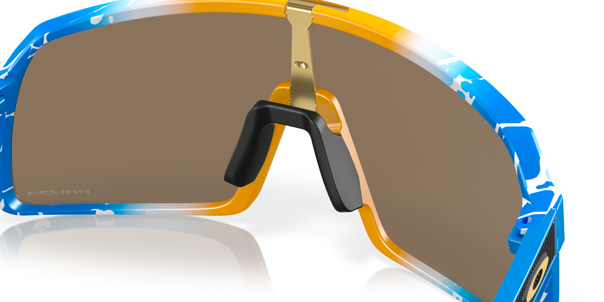 [Prizm 24K Lenses, Blue Yellow White Splatter Frame]