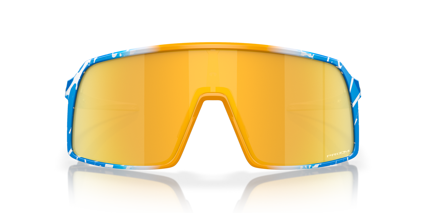 [Prizm 24K Lenses, Blue Yellow White Splatter Frame]