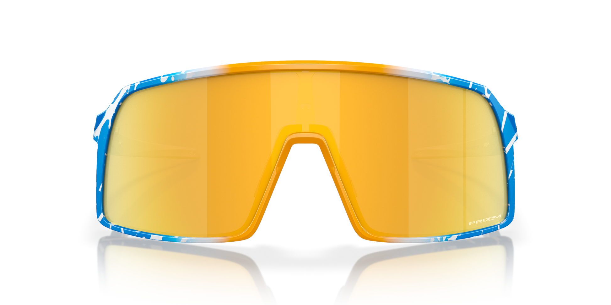 [Prizm 24K Lenses, Blue Yellow White Splatter Frame]