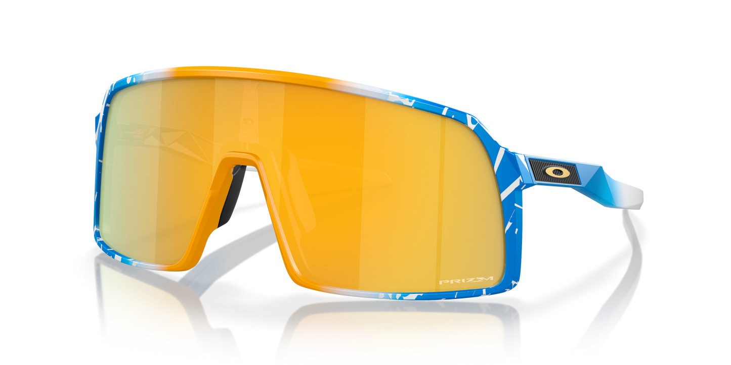 [Prizm 24K Lenses, Blue Yellow White Splatter Frame]