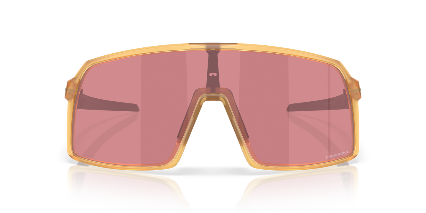 [Prizm Dark Golf Lenses, Matte Transparent Light Curry Frame]