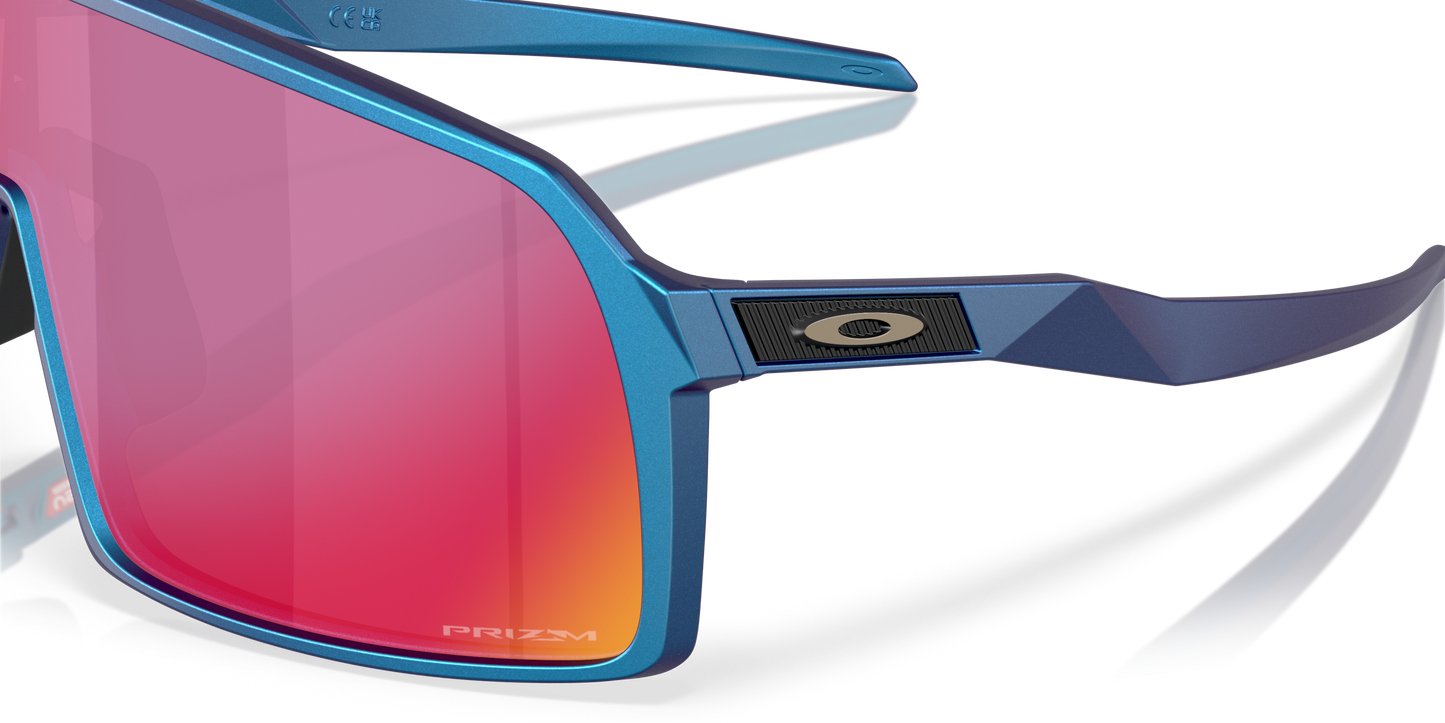 [Prizm Road Lenses, Matte Cyan/Blue Colorshift Frame]