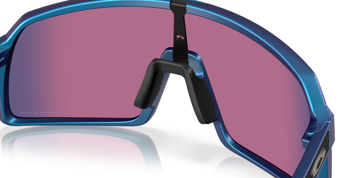 [Prizm Road Lenses, Matte Cyan/Blue Colorshift Frame]