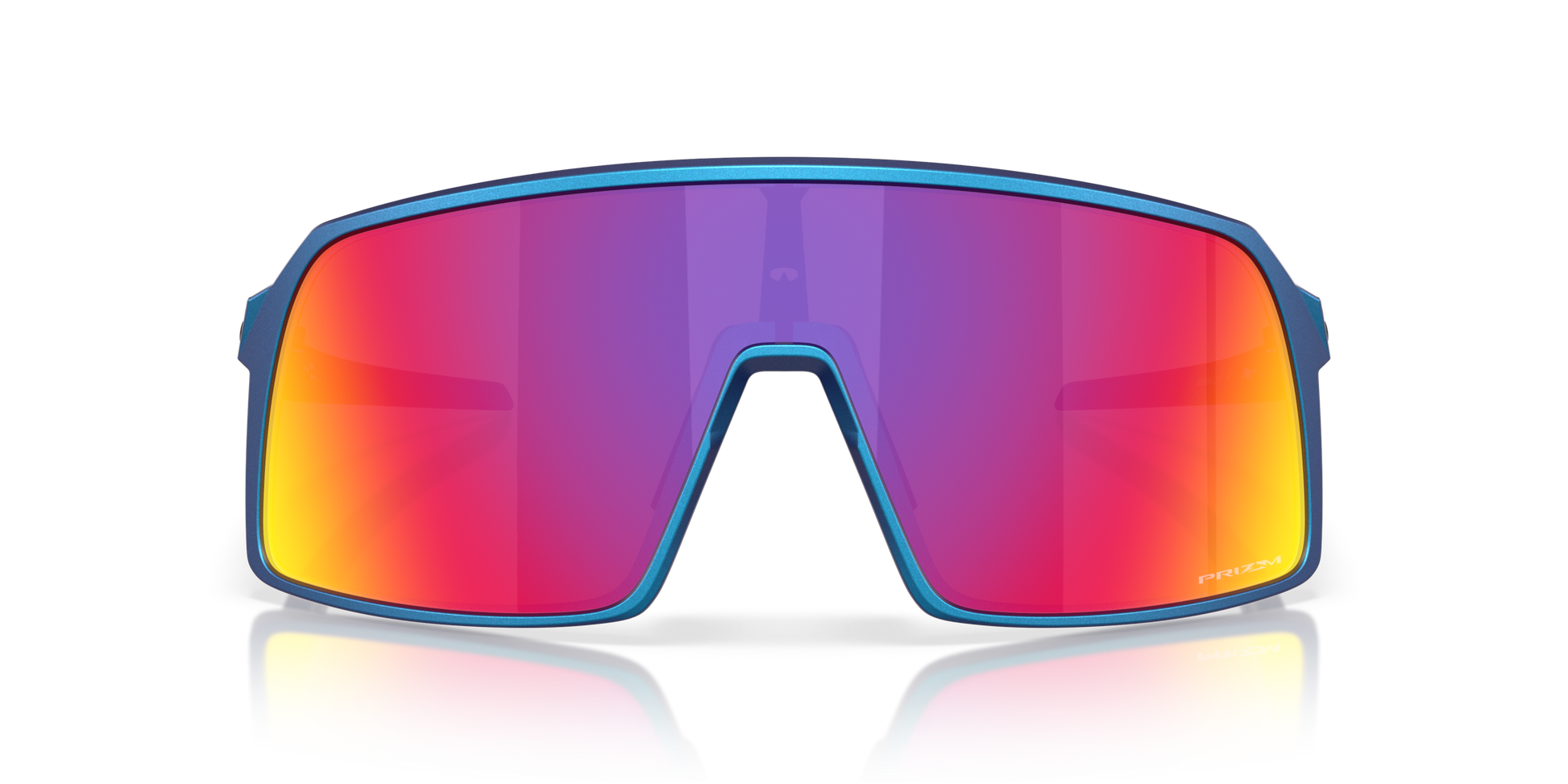 [Prizm Road Lenses, Matte Cyan/Blue Colorshift Frame]
