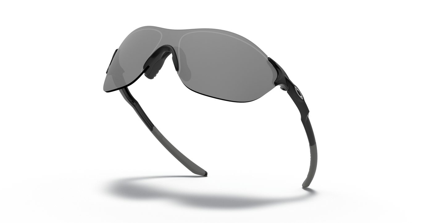 [Black Iridium Lenses, Polished Black Frame]