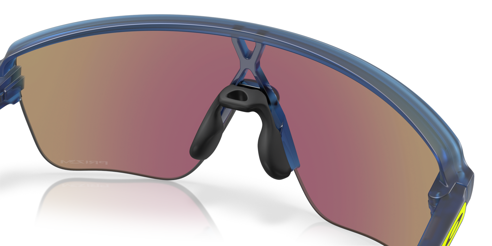 [Prizm Sapphire Lenses, Matte Transparent Blue Frame]