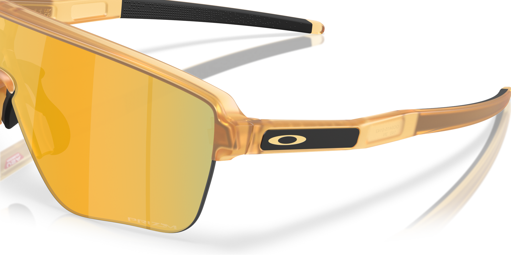 [Prizm 24K Lenses, Matte Transparent Light Curry Frame]