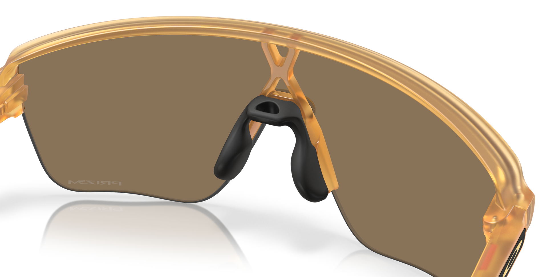 [Prizm 24K Lenses, Matte Transparent Light Curry Frame]