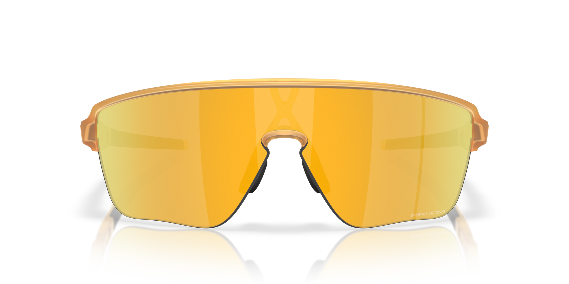 [Prizm 24K Lenses, Matte Transparent Light Curry Frame]
