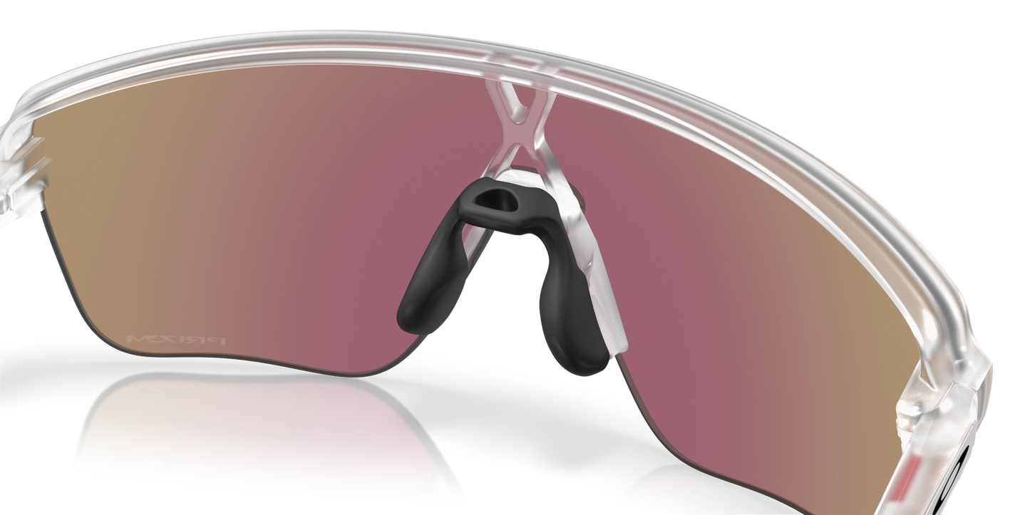 [Prizm Sapphire Lenses, Matte Clear Frame]