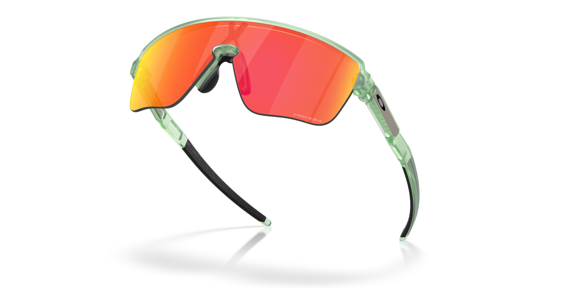 [Prizm Ruby Lenses, Matte Transparent Jade Frame]