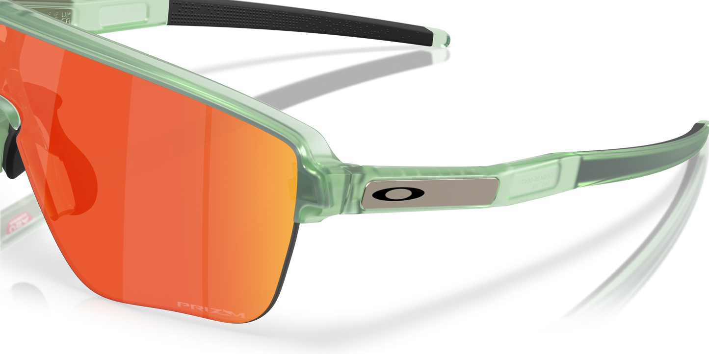 [Prizm Ruby Lenses, Matte Transparent Jade Frame]