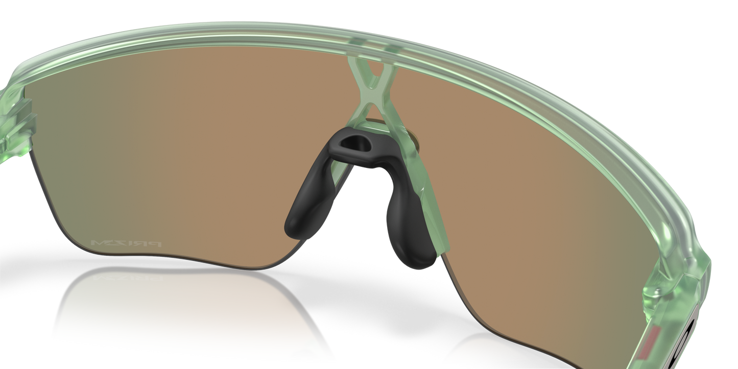 [Prizm Ruby Lenses, Matte Transparent Jade Frame]