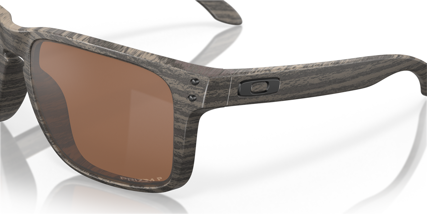 [Prizm Tungsten Polarized Lenses, Woodgrain Frame]