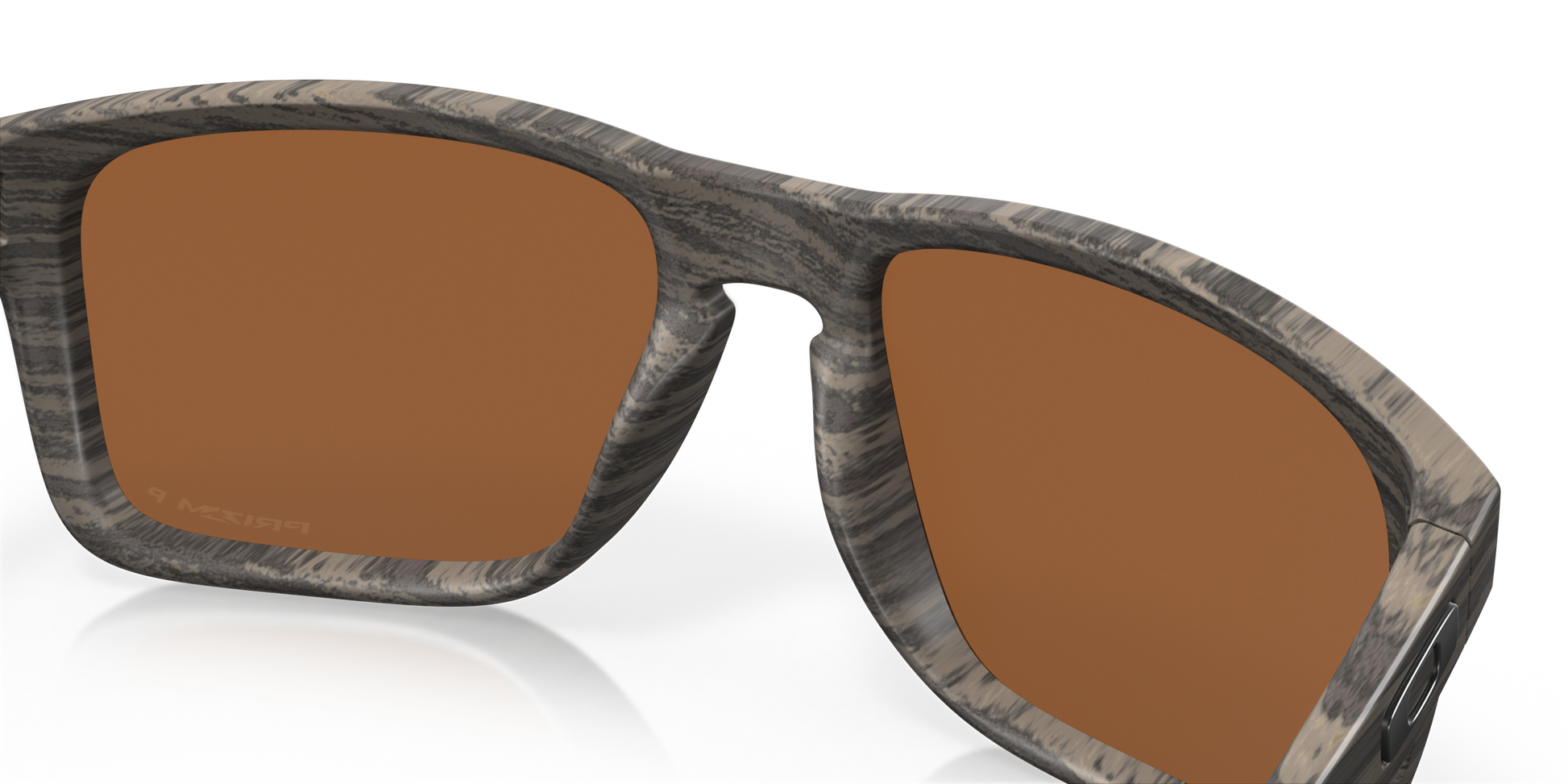 [Prizm Tungsten Polarized Lenses, Woodgrain Frame]