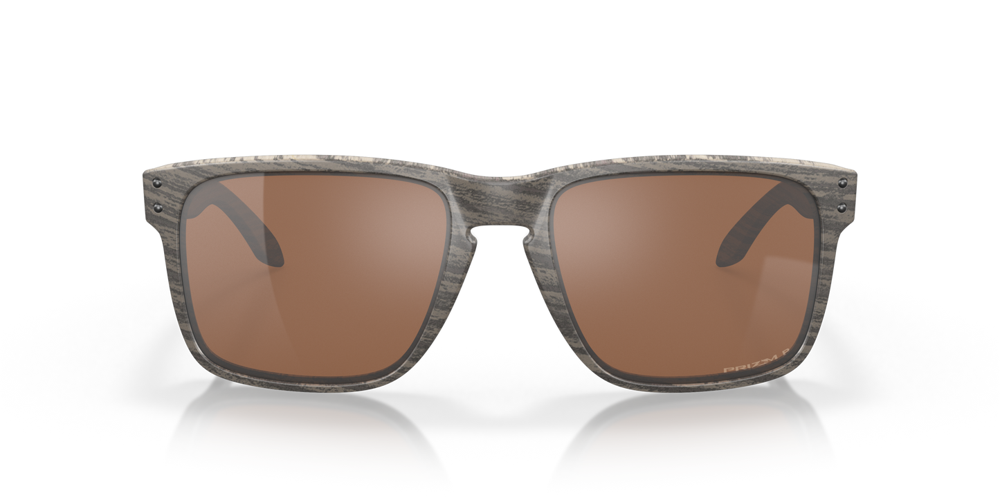 [Prizm Tungsten Polarized Lenses, Woodgrain Frame]