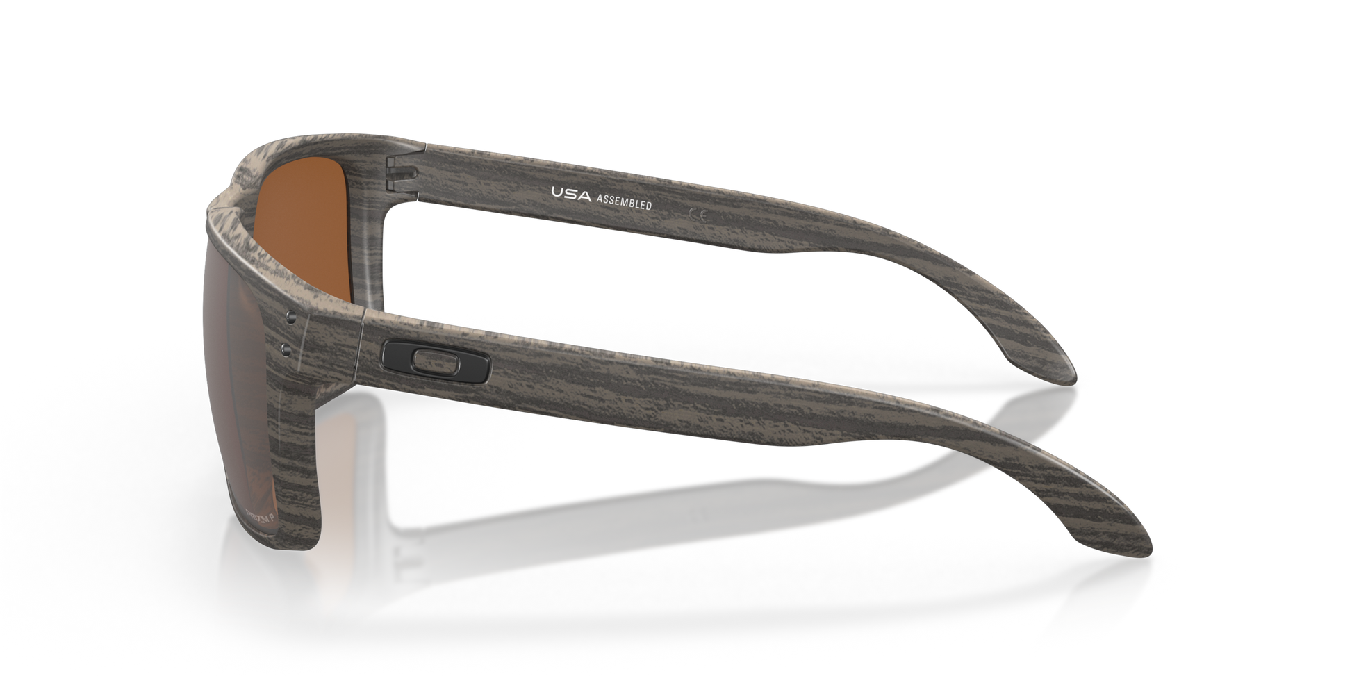 [Prizm Tungsten Polarized Lenses, Woodgrain Frame]