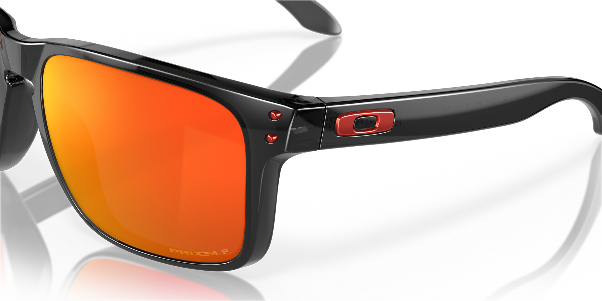 [Prizm Ruby Polarized Lenses, Black Ink Frame]
