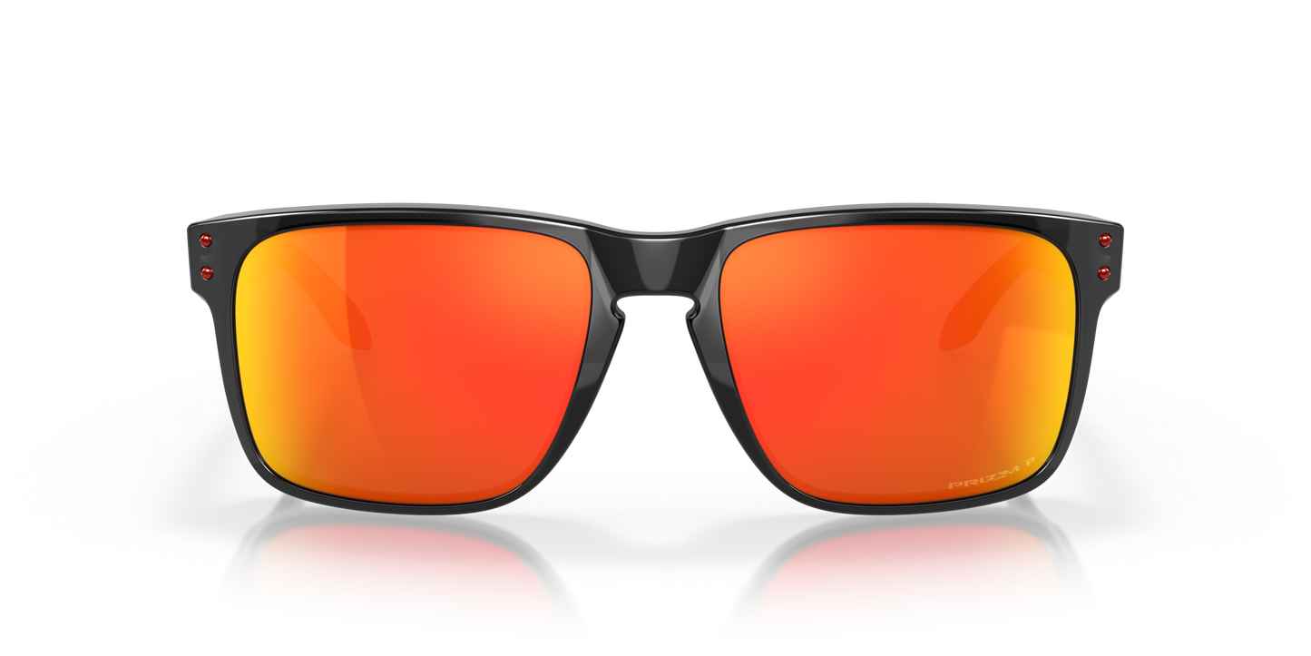 [Prizm Ruby Polarized Lenses, Black Ink Frame]