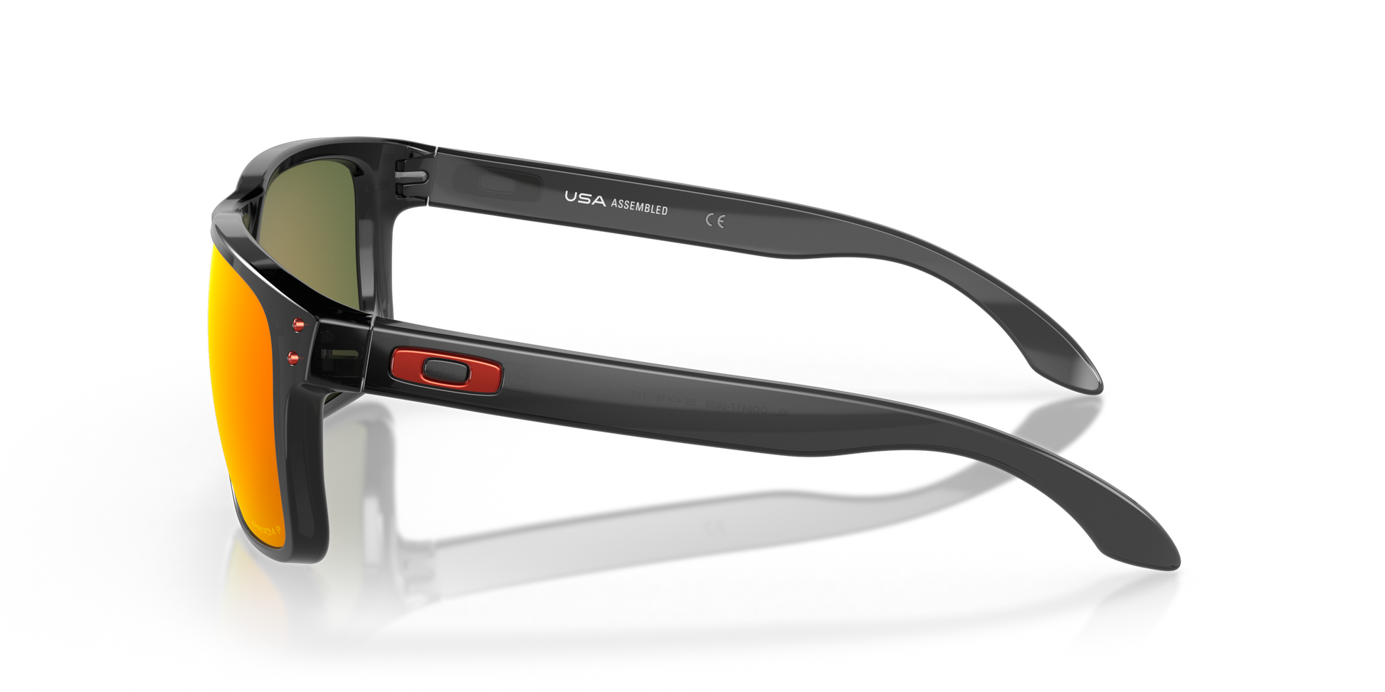 [Prizm Ruby Polarized Lenses, Black Ink Frame]