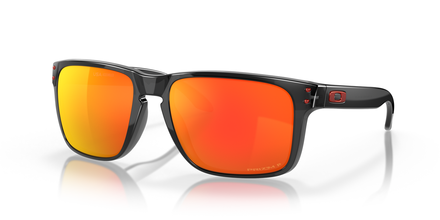 [Prizm Ruby Polarized Lenses, Black Ink Frame]