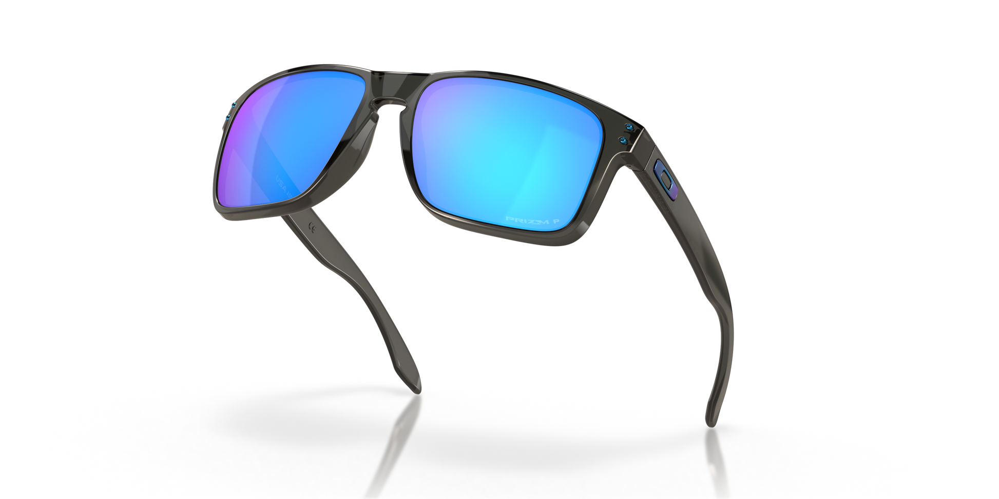 [Prizm Sapphire Polarized Lenses, Grey Smoke Frame]