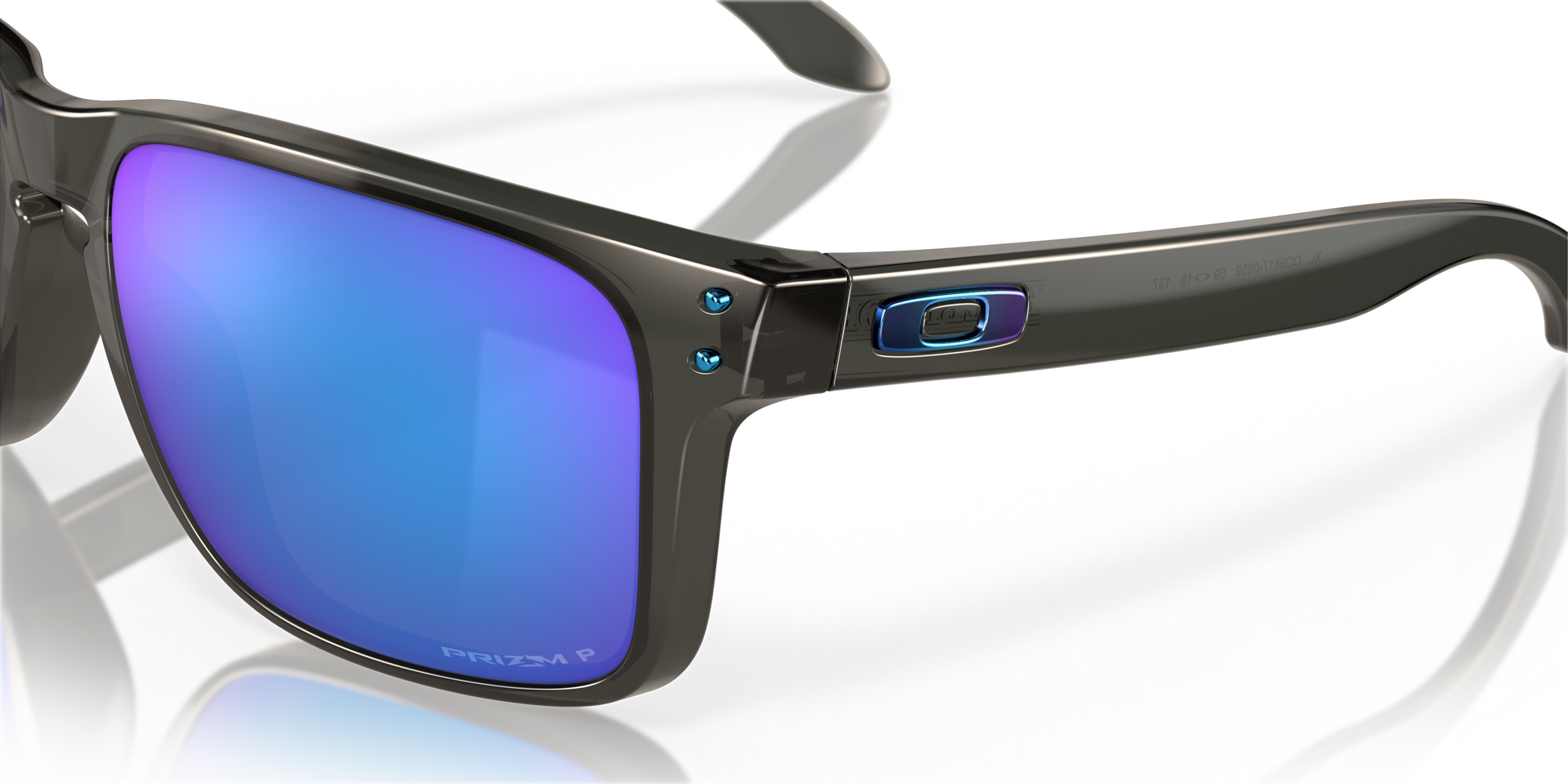 [Prizm Sapphire Polarized Lenses, Grey Smoke Frame]