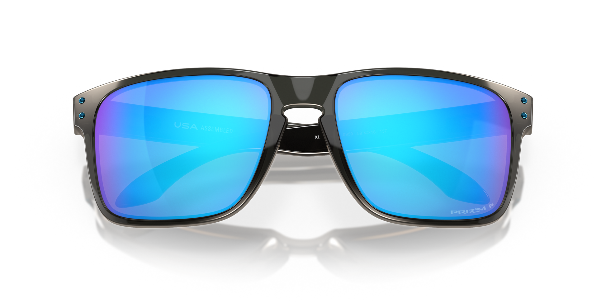 [Prizm Sapphire Polarized Lenses, Grey Smoke Frame]
