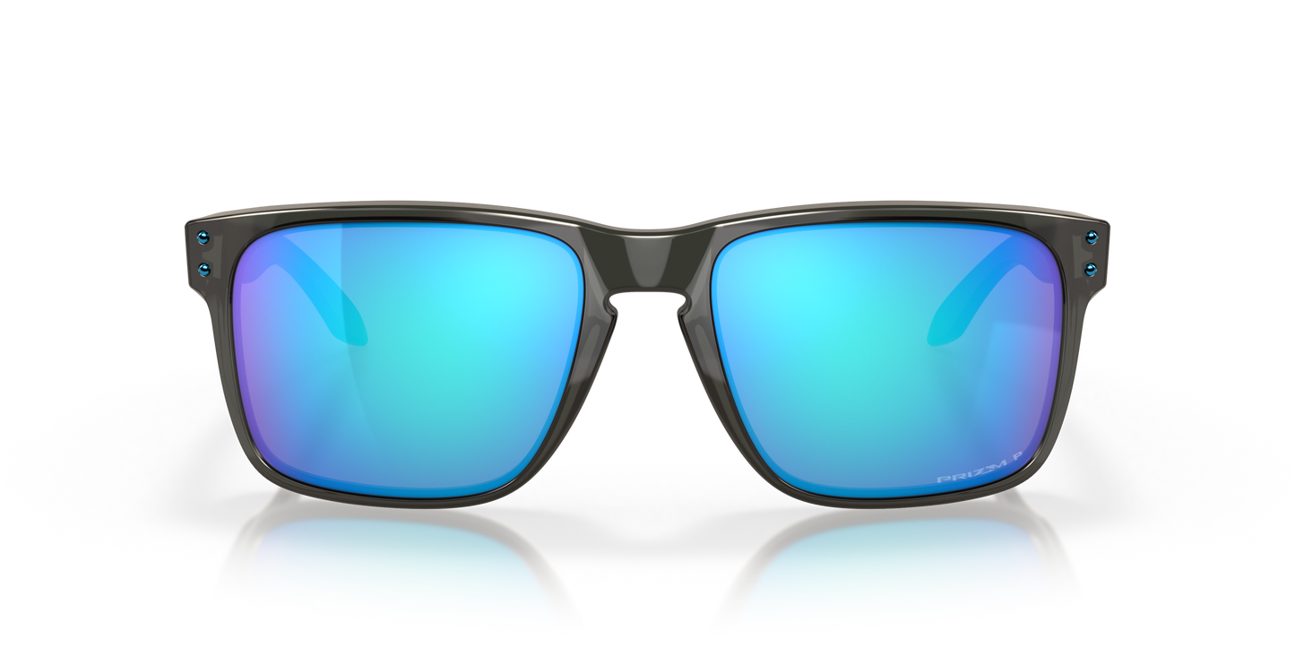 [Prizm Sapphire Polarized Lenses, Grey Smoke Frame]