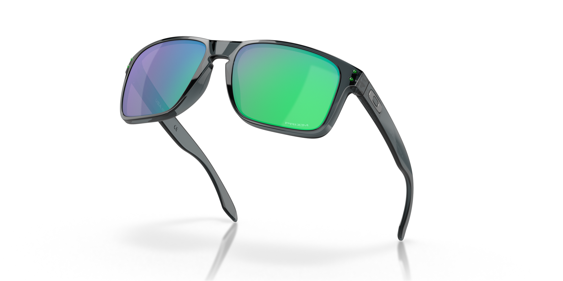 [Prizm Jade Lenses, Crystal Black Frame]