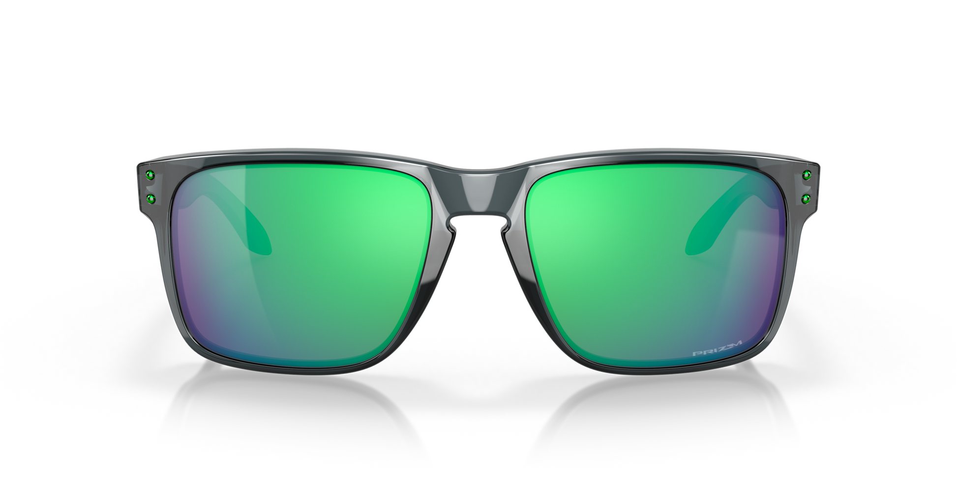 [Prizm Jade Lenses, Crystal Black Frame]