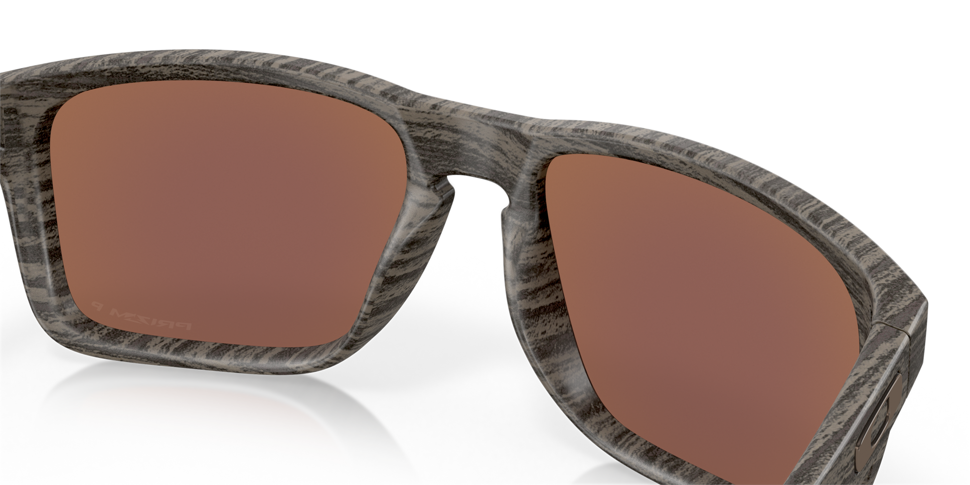 [Prizm Deep Water Polarized Lenses, Woodgrain Frame]