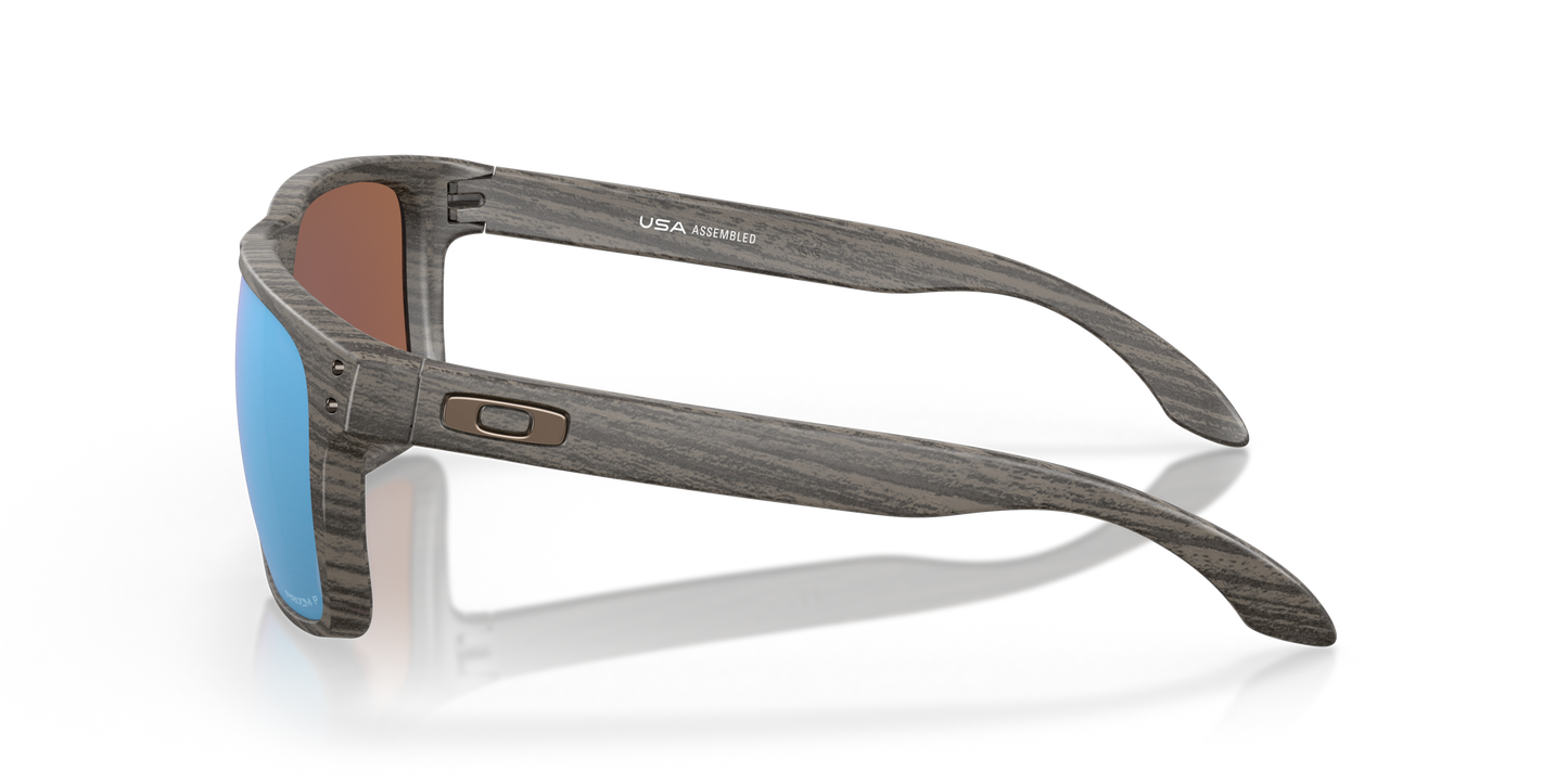 [Prizm Deep Water Polarized Lenses, Woodgrain Frame]