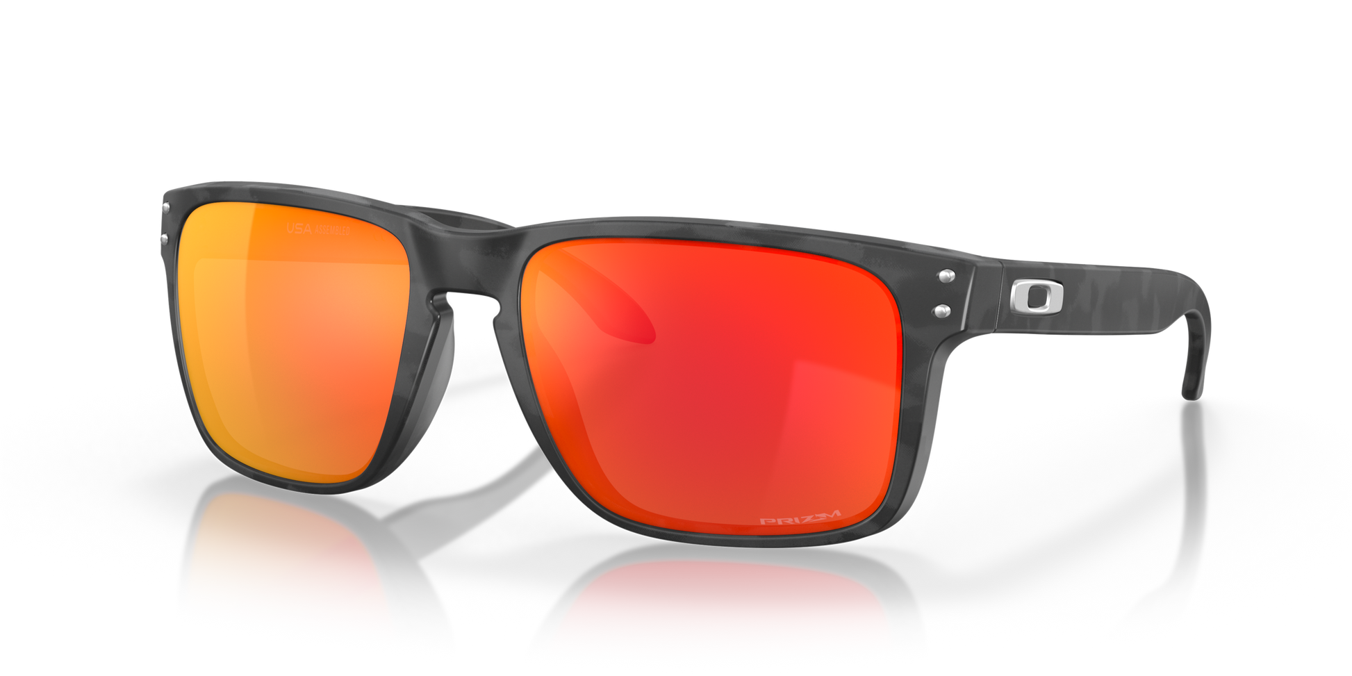 [Prizm Ruby Lenses, Matte Black Camo Frame]